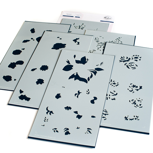 PinkFresh Studio Joyful Bouquet Layering Stencil