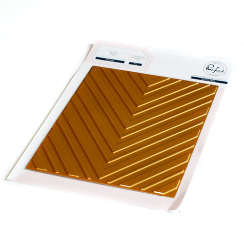 PinkFresh Studio Chevron Hot Foil Plate