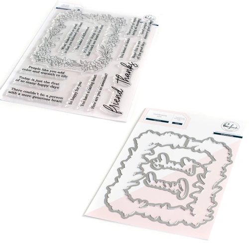 PinkFresh Studio Lily Frame Stamp & Die Bundle