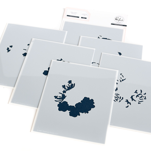 PinkFresh Studio Handpicked Flowers Stencil