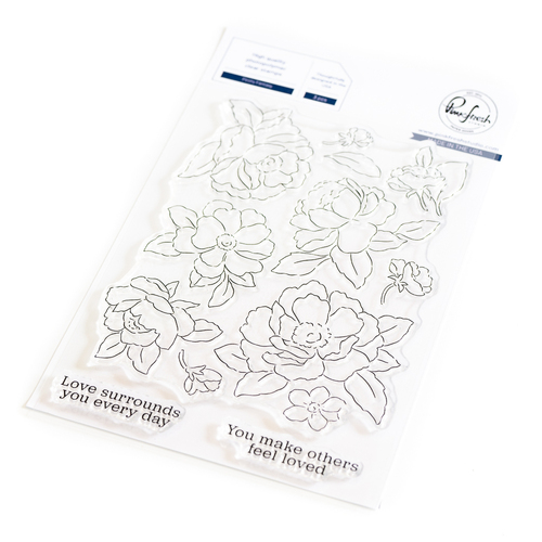 PinkFresh Studio Peony Fantasy Stamp