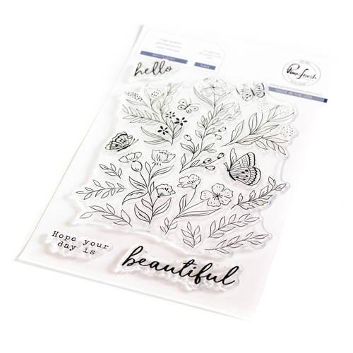 PinkFresh Studio Butterfly Garden Stamp