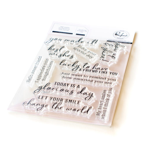 PinkFresh Studio Heart Smiles Stamp
