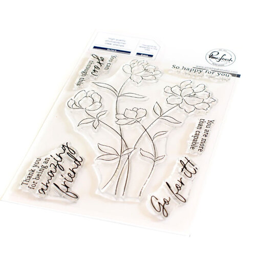 PinkFresh Studio Go For It Stamp