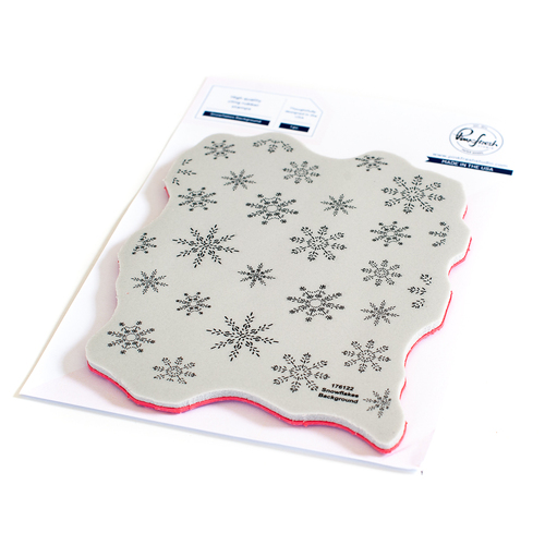 PinkFresh Studio Snowflakes Background Stamp
