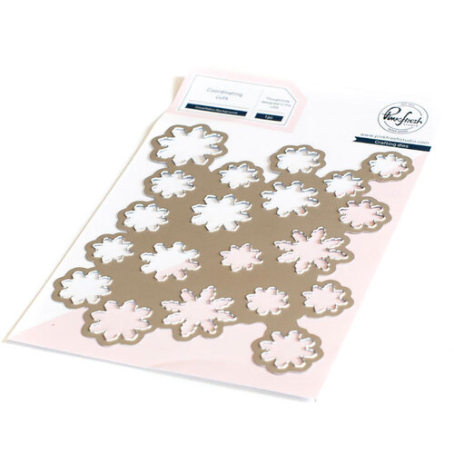 PinkFresh Studio Snowflakes Background Die