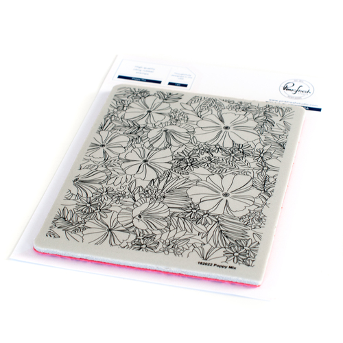 PinkFresh Studio Poppy Mix Stamp