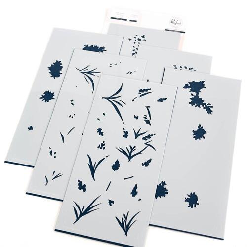 PinkFresh Studio Tuberose Stencil