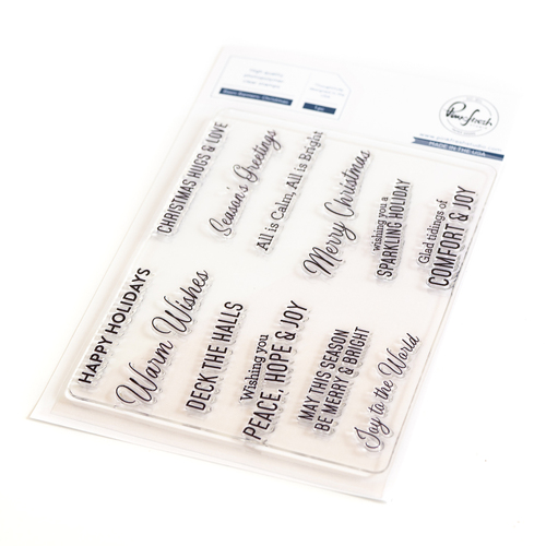 PinkFresh Studio Basic Banners : Christmas Stamp
