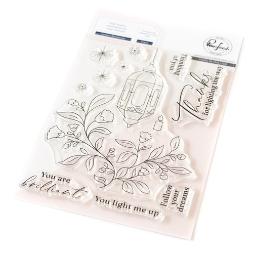 PinkFresh Studio Lantern Botanicals Stamp