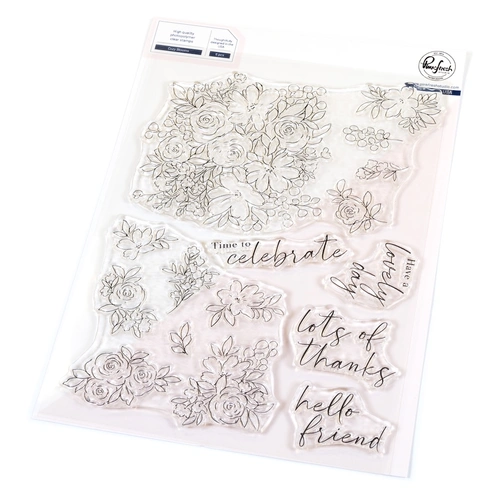 PinkFresh Studio Cozy Blooms Stamp