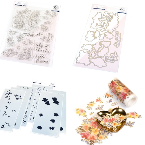PinkFresh Studio Cozy Blooms Bundle