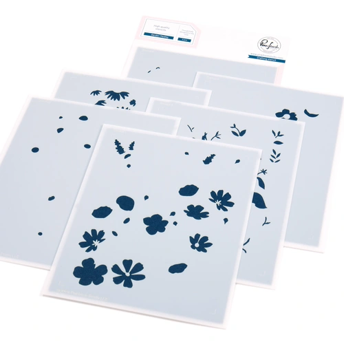 PinkFresh Studio Garden Medley Stencil