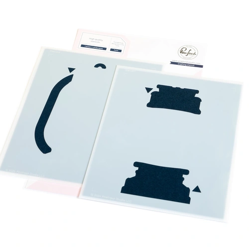 PinkFresh Studio Lantern Landscapes Stencil