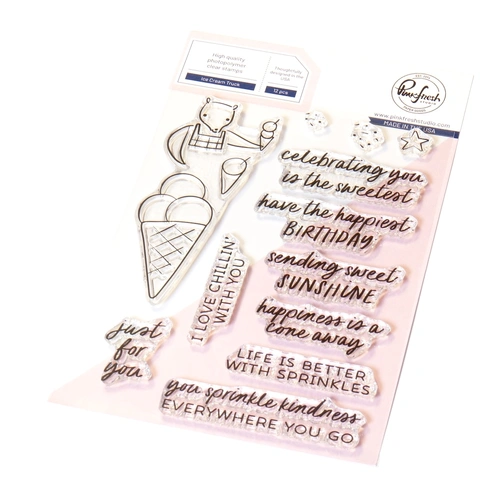 PinkFresh Studio Ice Cream Truck Stamp