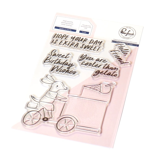 PinkFresh Studio Gelato On The Go Stamp