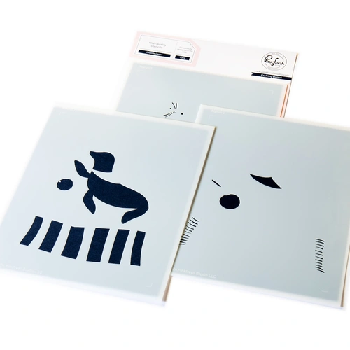PinkFresh Studio Seaside Cones Stencil