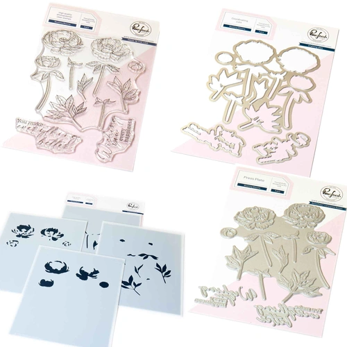 PinkFresh Studio Blushing Blooms Bundle