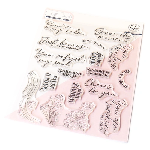 PinkFresh Studio Sippable Scenes Stamp