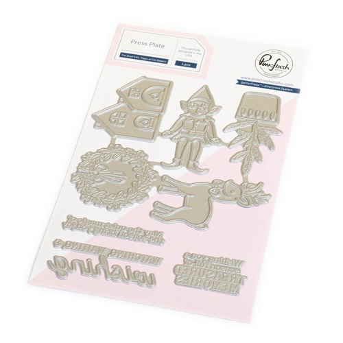 PinkFresh Studio The Shelf Edit: Magic Of The Season Press Plate