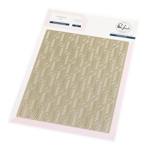 PinkFresh Studio Evergreen Sparkle Coverplate Die