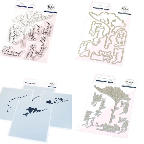 PinkFresh Studio Freesia Flourish Bundle