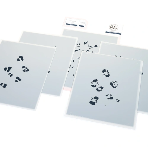 PinkFresh Studio Petal Poise Stencil