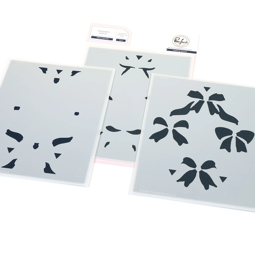 PinkFresh Studio Ribbon Splendor Stencil