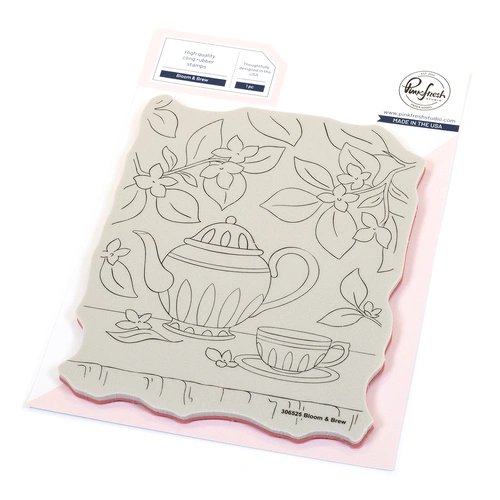 PinkFresh Studio Bloom & Brew Cling Stamp