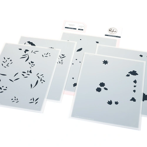 PinkFresh Studio Bloomscape Stencil