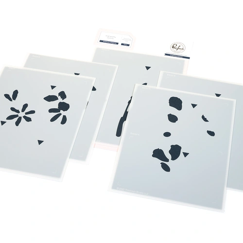 PinkFresh Studio Wildflower Elegance Stencil