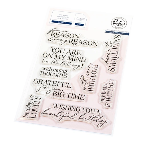 PinkFresh Studio On My Mind Stamp