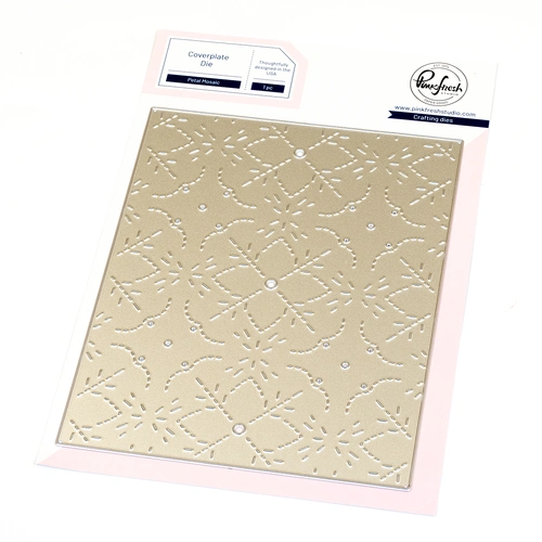PinkFresh Studio Petal Mosaic Coverplate Die