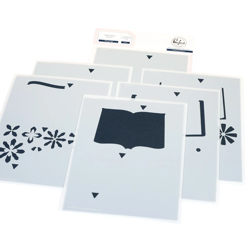 PinkFresh Studio Floral Tale Stencil