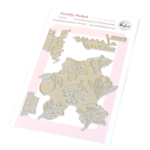 PinkFresh Studio Freshly Picked Press Plate