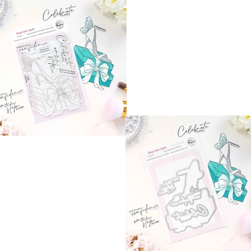 PinkFresh Studio Step Into Style Stamp & Die Bundle