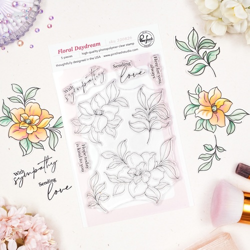 PinkFresh Studio Floral Daydream Stamp