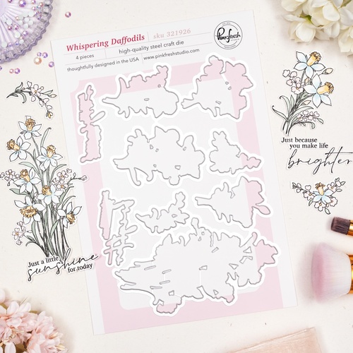 PinkFresh Studio Whispering Daffodils Die
