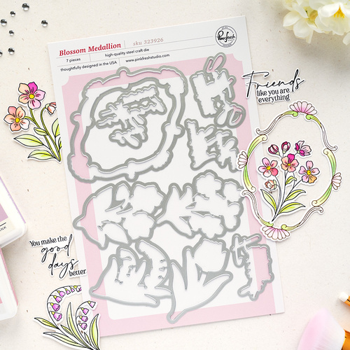 PinkFresh Studio Blossom Medallion Die