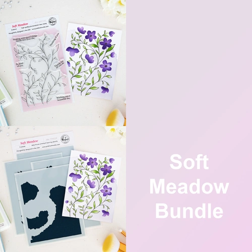 PinkFresh Studio Soft Meadow Bundle