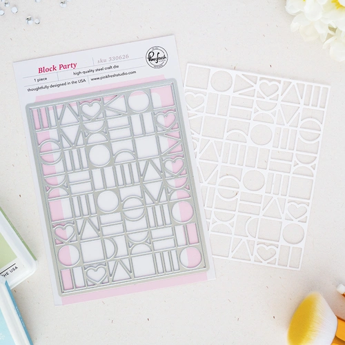 PinkFresh Studio Block Party Coverplate Die