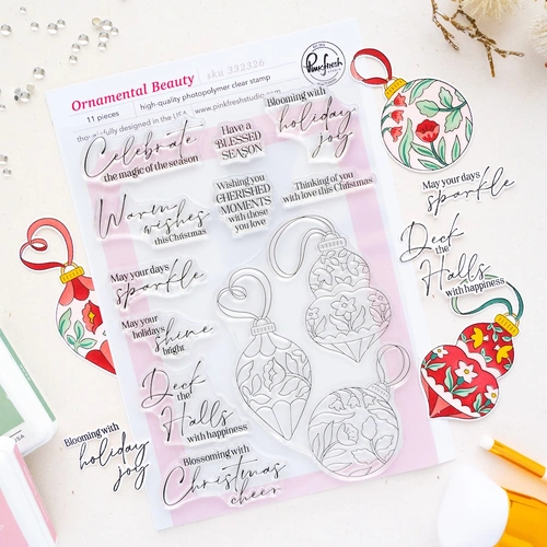 PinkFresh Studio Ornamental Beauty Stamp