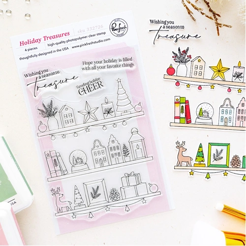 PinkFresh Studio Holiday Treasures Stamp