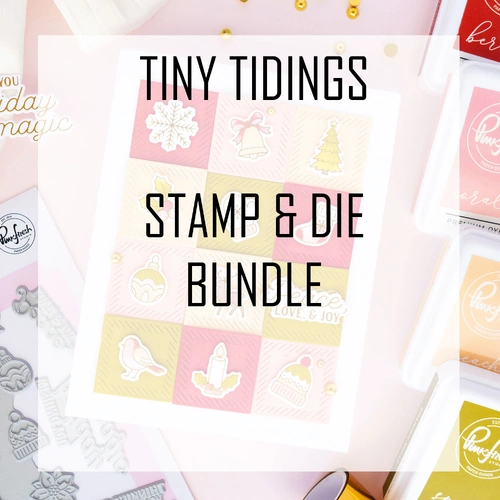 PinkFresh Studio Tiny Tidings Stamp & Die Bundle