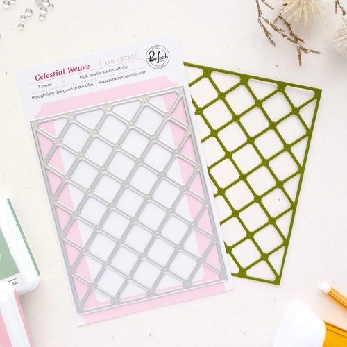 PinkFresh Studio Celestial Weave Coverplate Die
