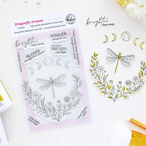 PinkFresh Studio Dragonfly Dreams Stamp