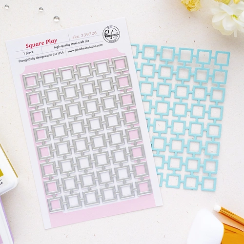 PinkFresh Studio Square Play Coverplate Die