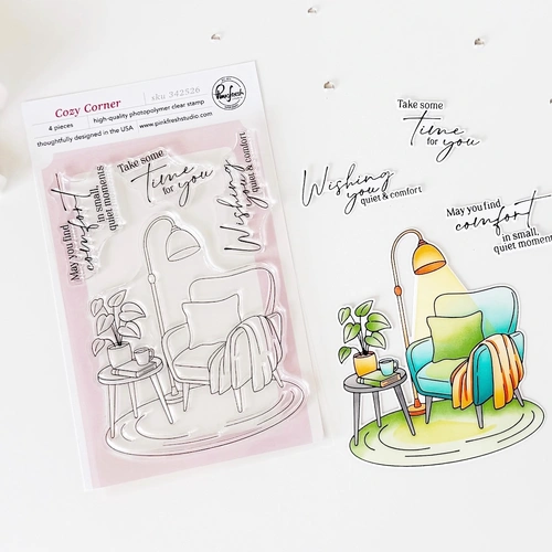 PinkFresh Studio Cozy Corner Stamp