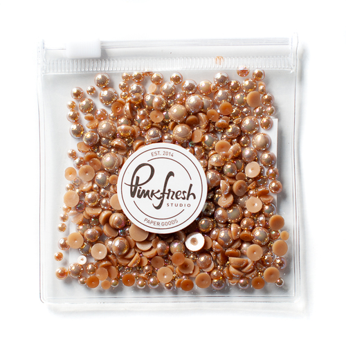 PinkFresh Studio Essentials Sparkling Champagne Metallic Pearls