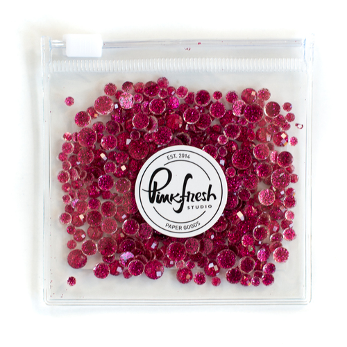 PinkFresh Studio Magenta Glitter Drops